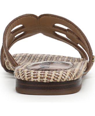 Bay Slip-On Flat Leather Casual Sandals