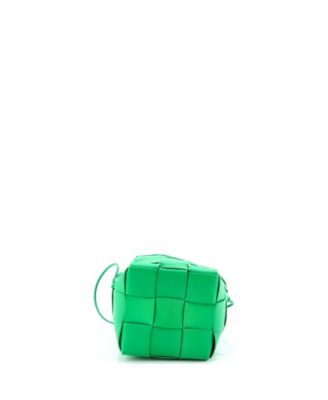 Small Cassette Bucket Bag Maxi Intrecciato Leather