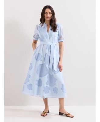 Women's Queenie Belted Midi Dress