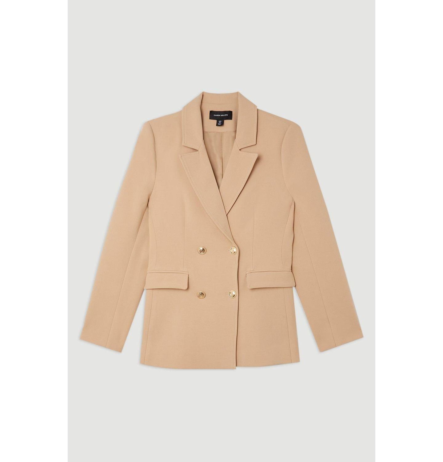 Женский пиджак Karen Millen Tailored Doubled Breasted Blazer, цвет: Верблюжий — фото 5