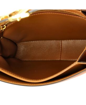 Teen Triomphe Shoulder Bag Canvas with Leather