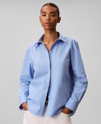 calvin klein dress shirts for women CALVIN KLEINWOMANS SPORTSWEAR ROLL SLEEVE,BLACK,3X at Amazon Women's  Clothing store