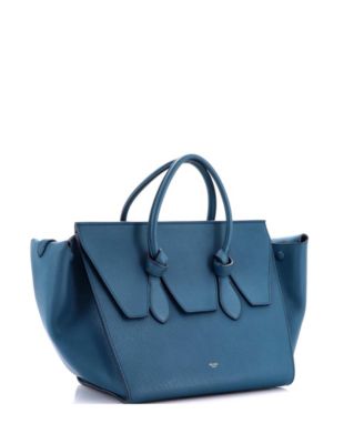 Small Tie Knot Tote Grainy Leather