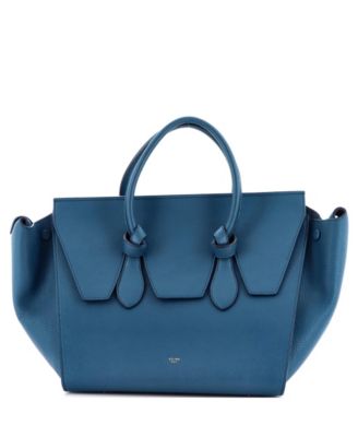 Small Tie Knot Tote Grainy Leather
