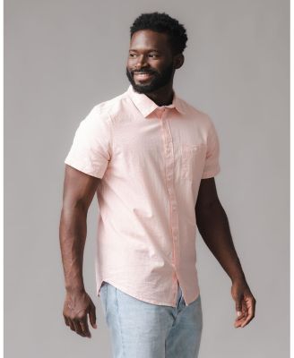 Men's Hope and Henry Organic Short Sleeve Seersucker Shirt