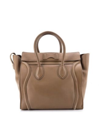 Mini Luggage Bag Smooth Leather