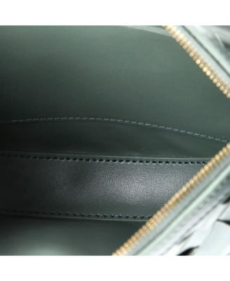 Mini Sunrise Shoulder Bag Intrecciato Leather