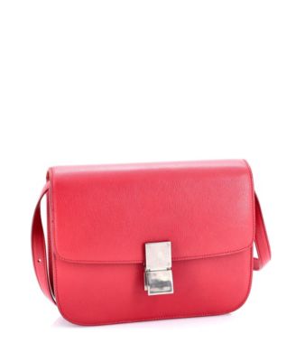 Medium Classic Box Bag Grainy Leather