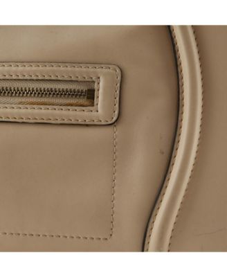 Mini Bicolor Luggage Bag Leather