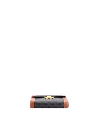 Small Triomphe Crossbody Bag Triomphe Coated Canvas