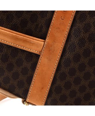 Vintage Logo Convertible Zip Tote Macadam Coated Canvas