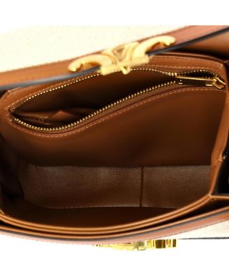 Teen Triomphe Shoulder Bag Canvas with Leather