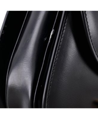 Triomphe Besace Clea Chain Flap Bag Leather