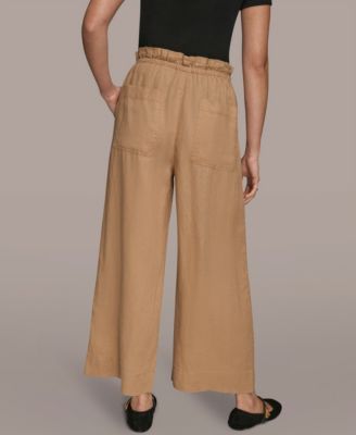 Women's High-Rise Relaxed Linen Pants