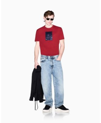 Men's Short Sleeve Floral Box T-Shirt