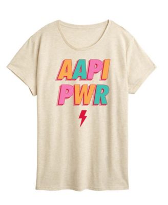 Plus Size Instant Message AAPI Power Graphic T-Shirt