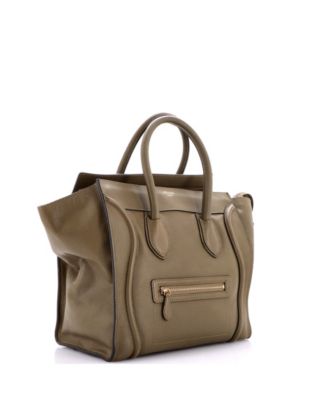 Mini Luggage Bag Grainy Leather