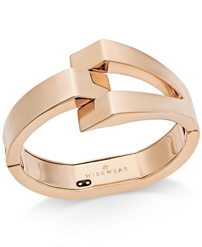 WiseWear Calder Smart Tech Bracelet with 18k Gold, 18k Rose Gold or Palladium Plating