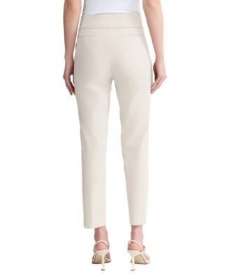 Women's Straight-Leg Pull-On Ankle Pants