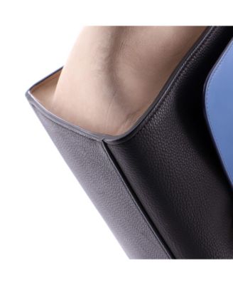 Small Trapeze Bag Leather with Patent