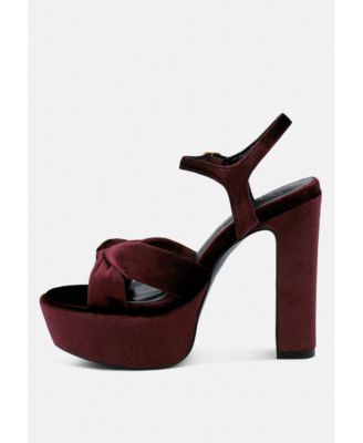 LIDDEL Womens Platform Heel Sandals