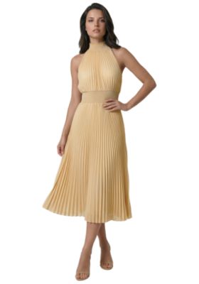 Women's Sleeveless Pleated Dress