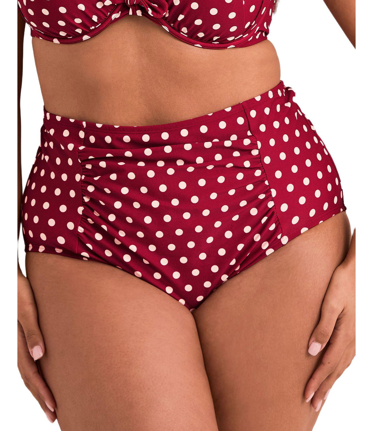 Plus Size Shelbie Swimwear High-Waist Bikini Bottom