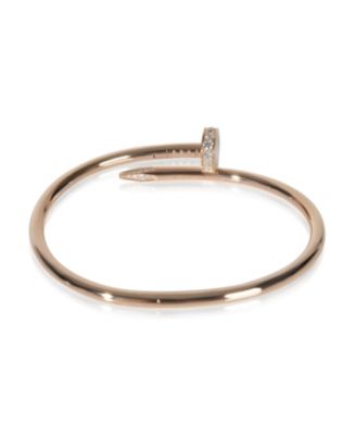 Cartier Rose Gold Diamond Juste Un Clou Bracelet