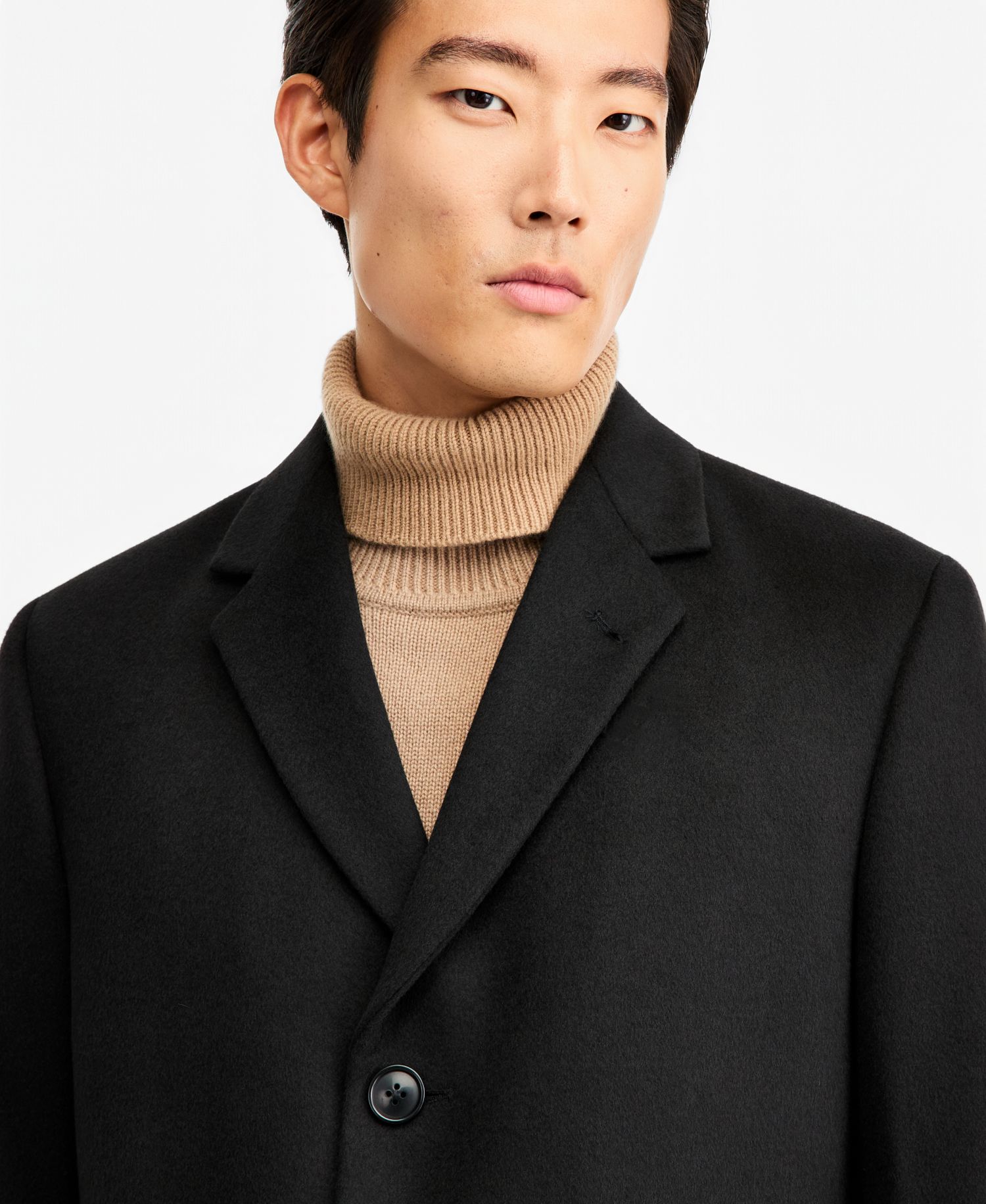 Men's Classic-Fit Camber Wool Overcoat
