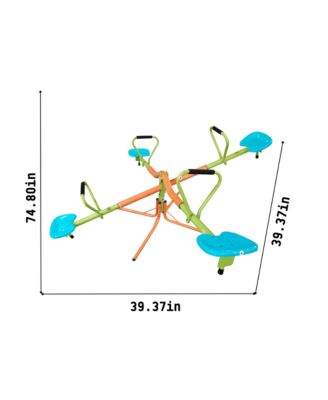 Kids Seesaw Plastic Seat Playground Equipment