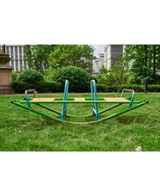 Kids Seesaw Plastic Seat Playground Equipment