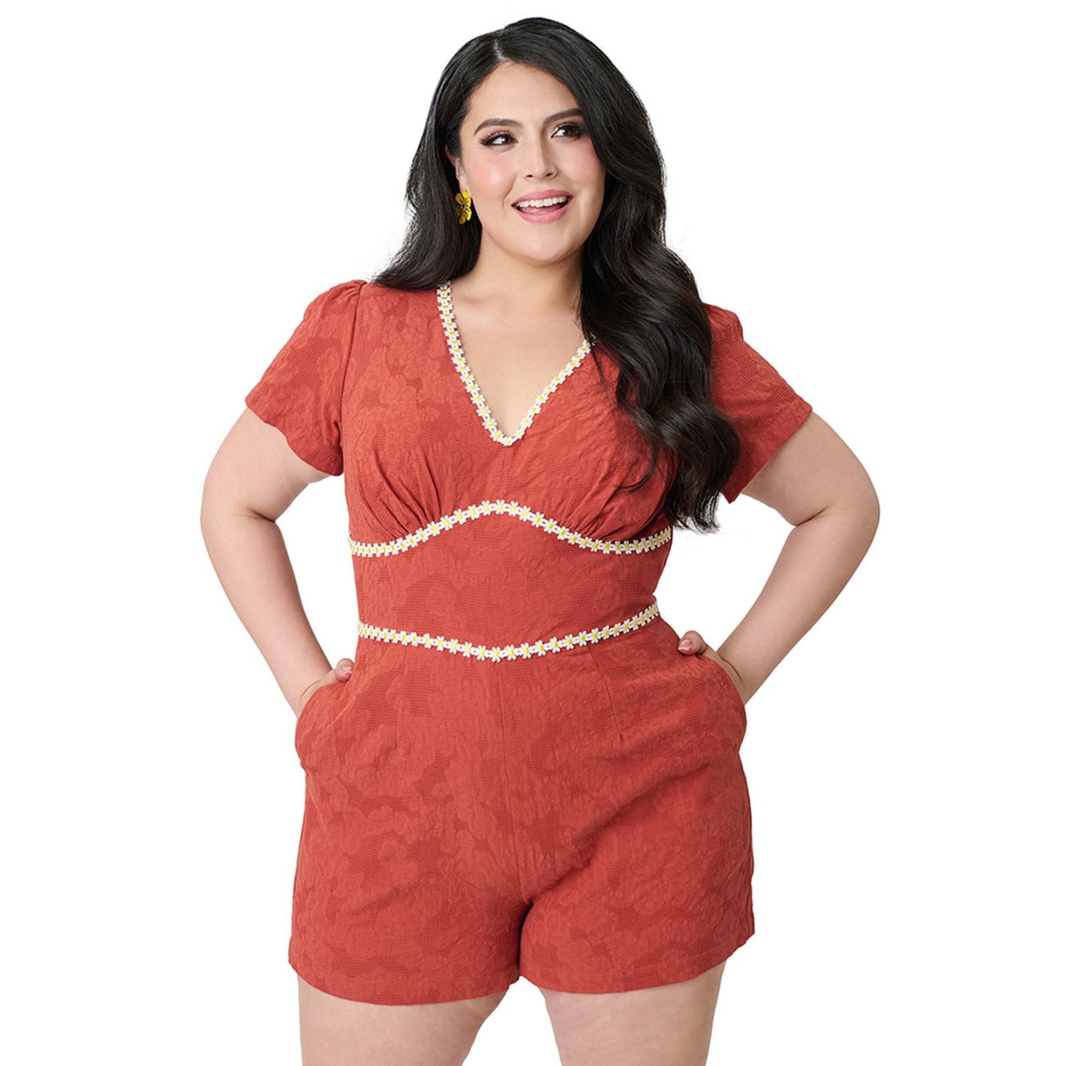 Plus Size Daisy Romper