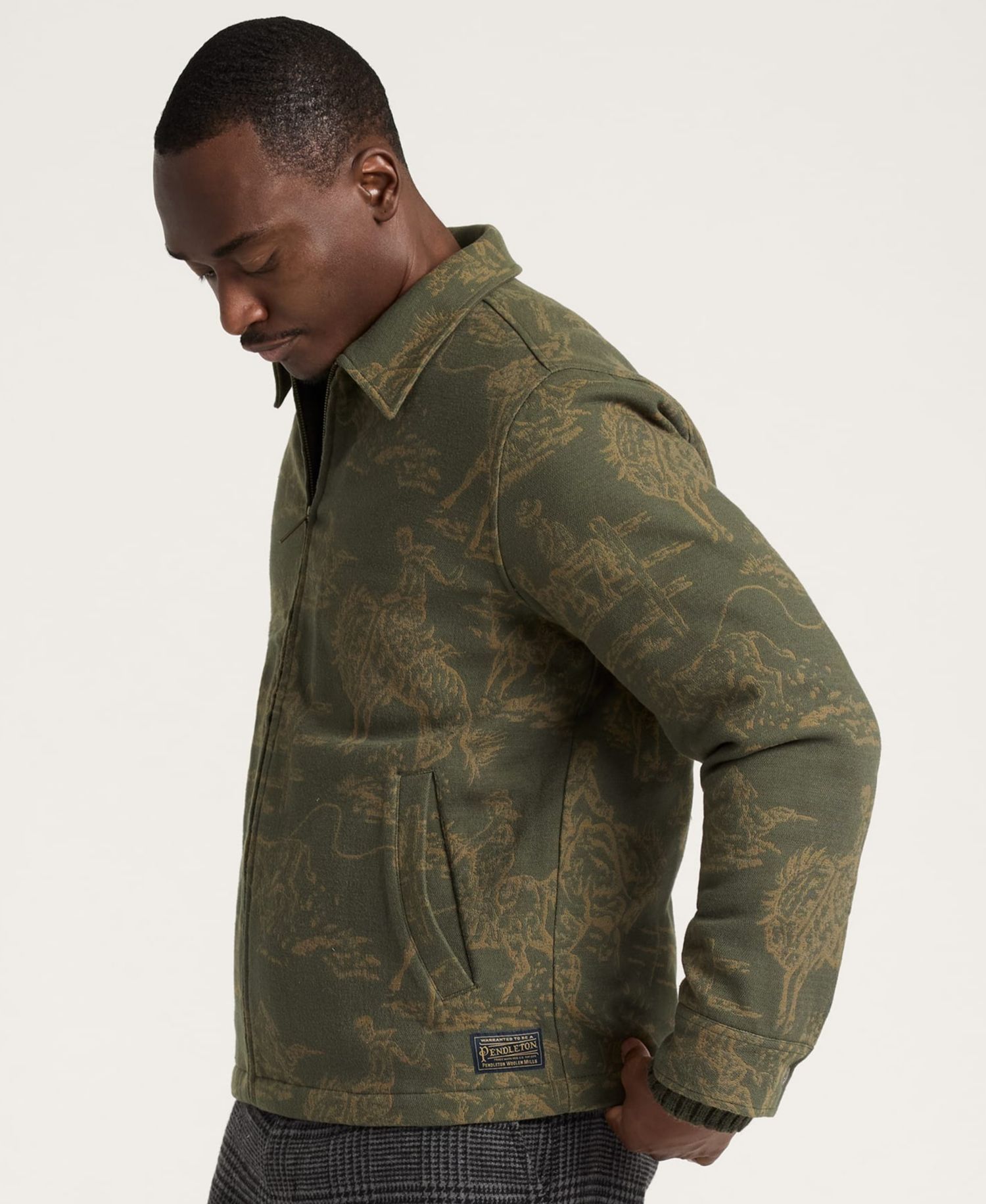 Mens Quilted Chamois Work Jacket