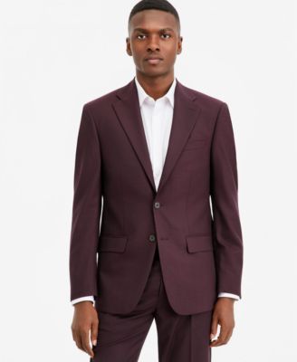 Men's Slim-Fit Wool-Blend Suit Jacket