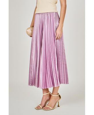 Women's Sunburst Pleated Skirt