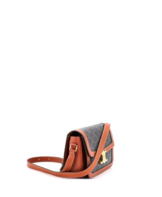 Medium Triomphe Shoulder Bag Triomphe Coated Canvas