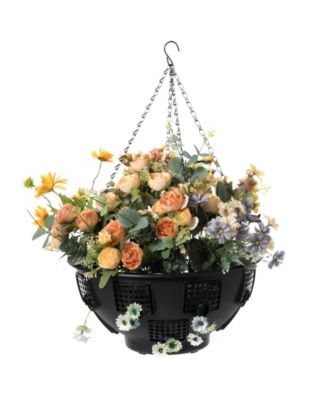 Durable Plastic Lace Ultimate Hanging Baskets Tomato, Flower, and Herb Outdoor Flower Planter