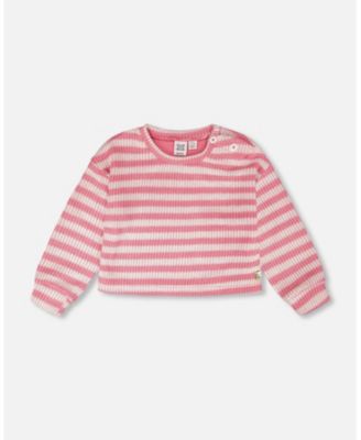Little Girls Striped Sweater