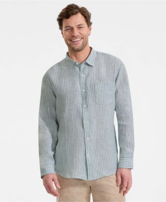 Men's Long Sleeve Linen Shirt