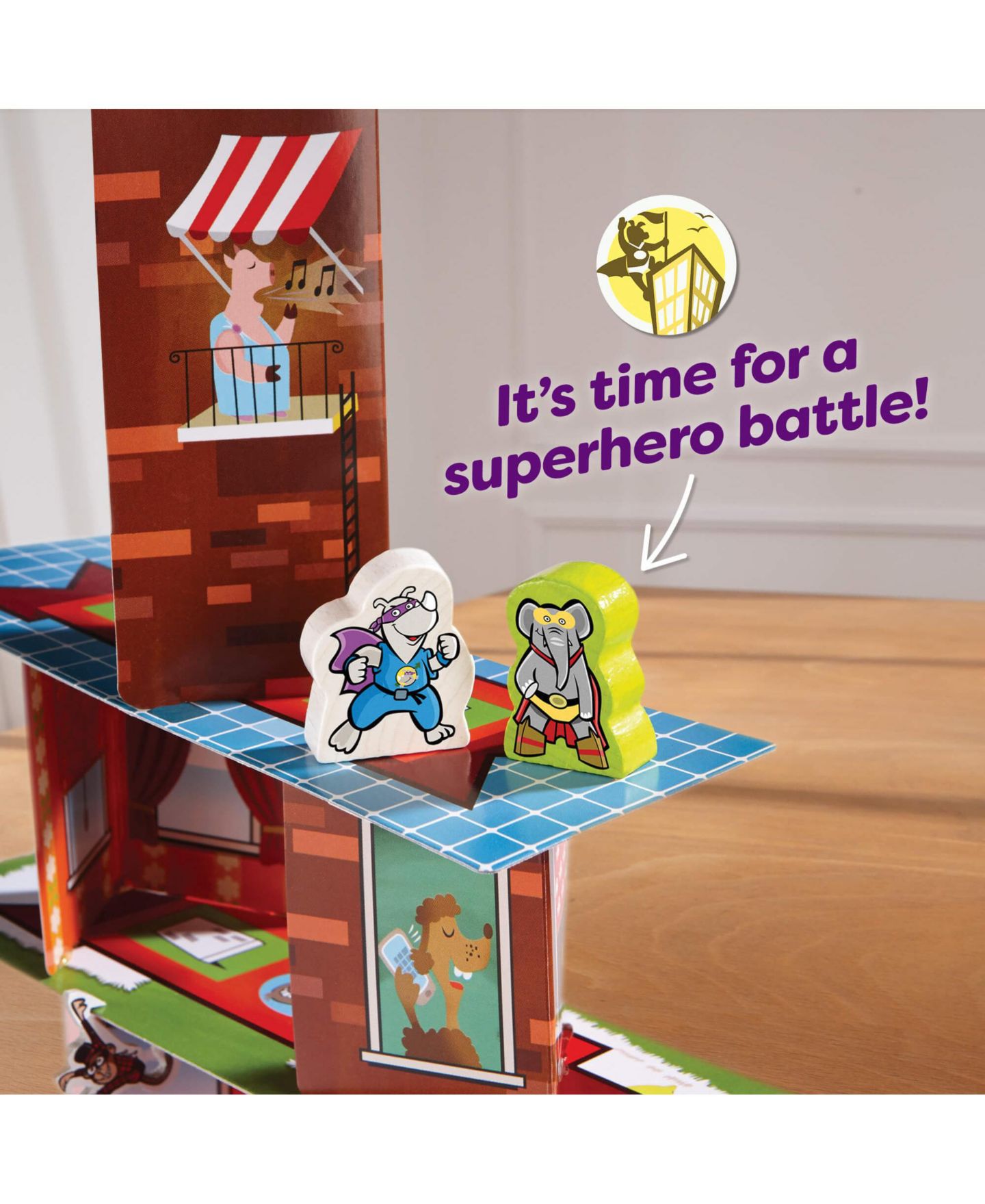 Детская настольная игра Haba Rhino Hero Super Battle 3D Stacking-Strategy Board Game, Ages 5+, цвет: Mutli — фото 7