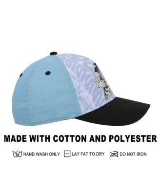 Boys Woven Character Patch Youth Blue and Black Traditional Adjustable Hat
