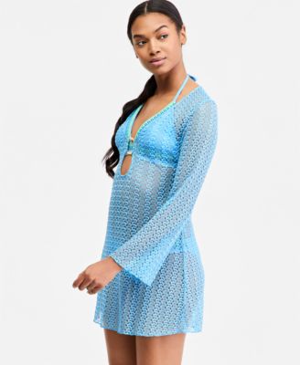 Women's Crocheted Cover-Up Dress