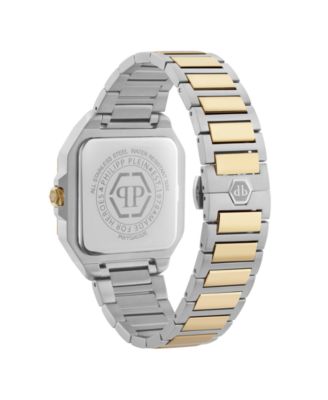 Men's Plein Edge Two-Tone Stainless Steel Bracelet Watch, 42mm