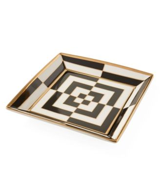 Op Art 9" Square Serving Tray