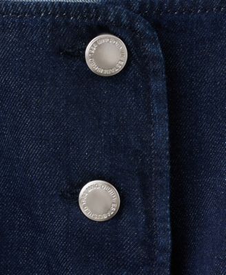 Women's Buttoned Denim Top