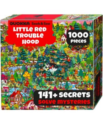 1000 Piece Puzzle for Adults Hood — Fantasy Adult Puzzles with Secret Tasks & Fairy Tale Audio Story for Deep Relaxation
