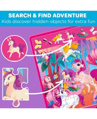 Magnetic Puzzles for Toddlers 3-5 – Search and Find 2 Pack, 60 Pieces Each