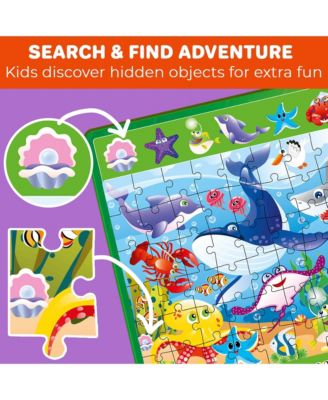 Magnetic Puzzles for Toddlers 3-5 – Search and Find 2 Pack, 60 Pieces Each