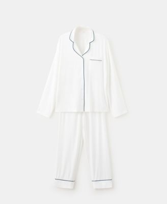 Women's Two-Piece Piping Detail Pajamas
