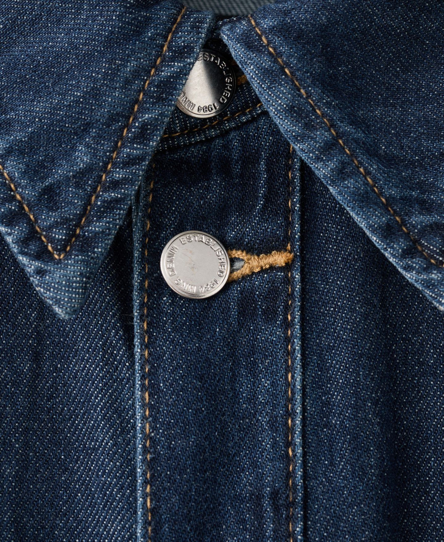 Женский комбинезон MANGO Buttons Denim Jumpsuit, цвет: Тёмный синий — фото 5